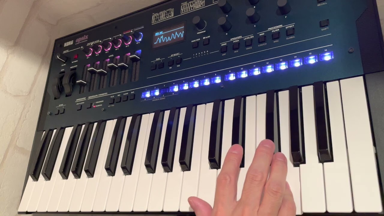 ソーサリアン / 呪われたクイーンマリー号・船内 をKORG opsixで弾いてみた