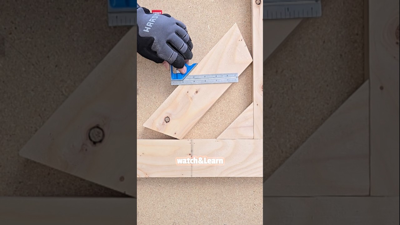 Easy way to get the perfect layout |Woodworking idea #shorts #diy #wood #tips #howto #lifehacks