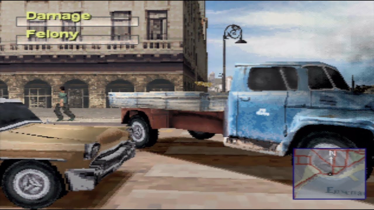 Driver 2 Take A Ride PS1 Havana Day HD Gameplay