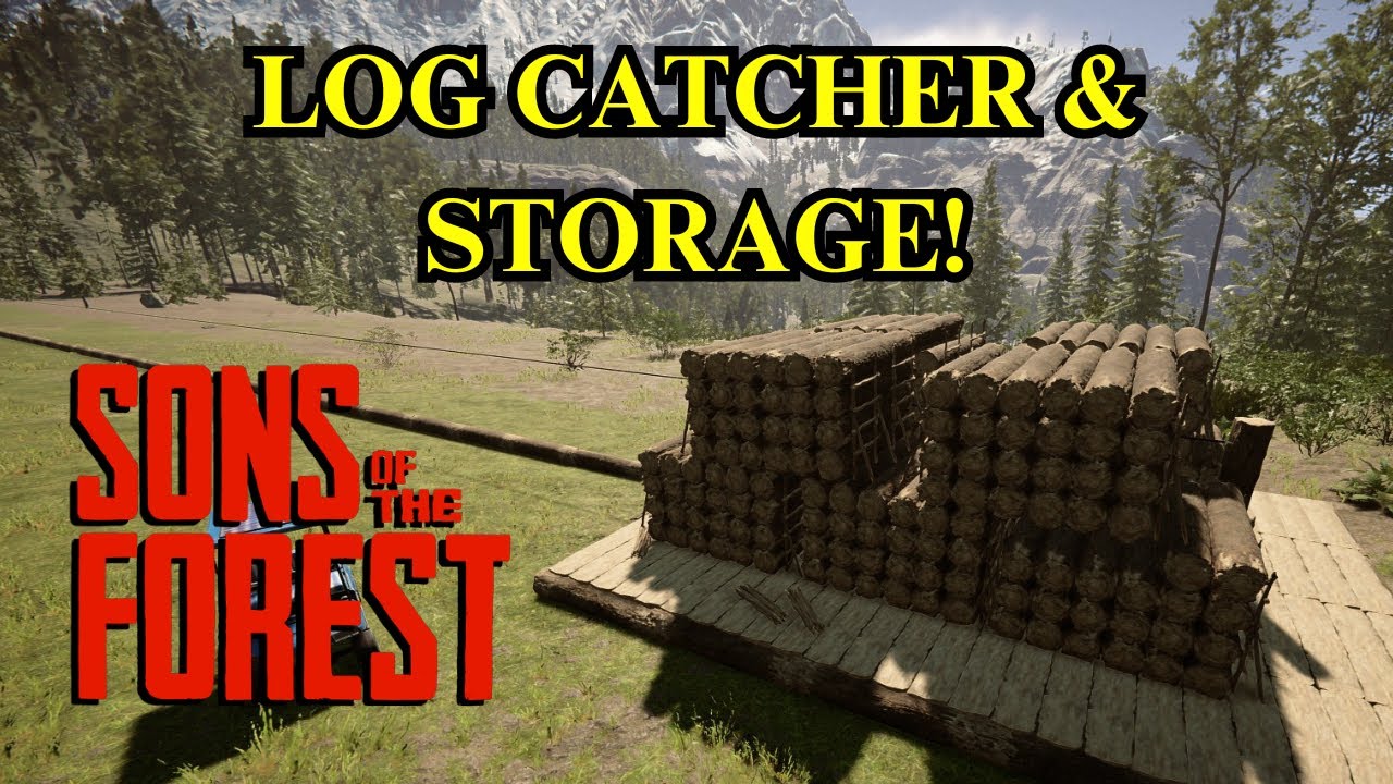 How To Build  A Log  Catcher & Storage