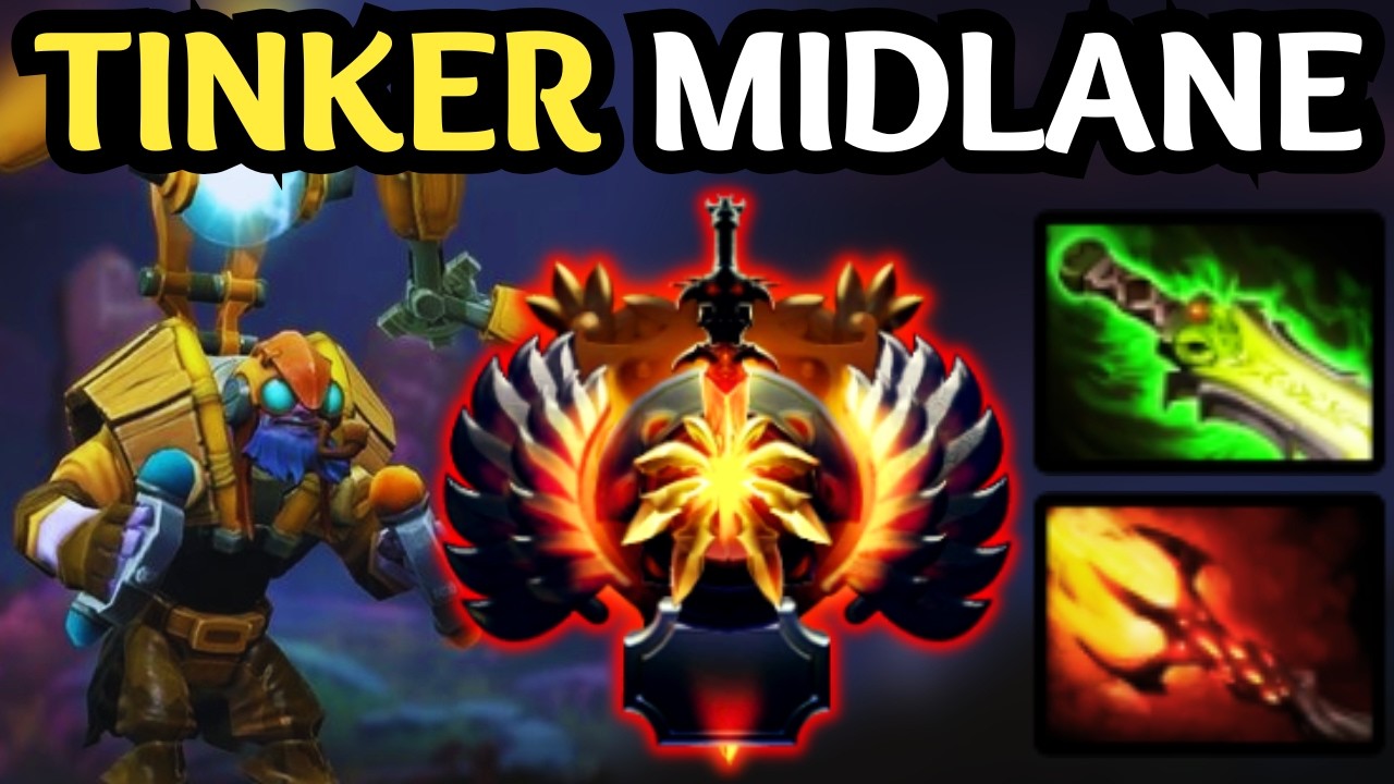 🔥 MASTER TINKER Mid — Total Map Control & Burst 🔥 Dota 2 Gameplay