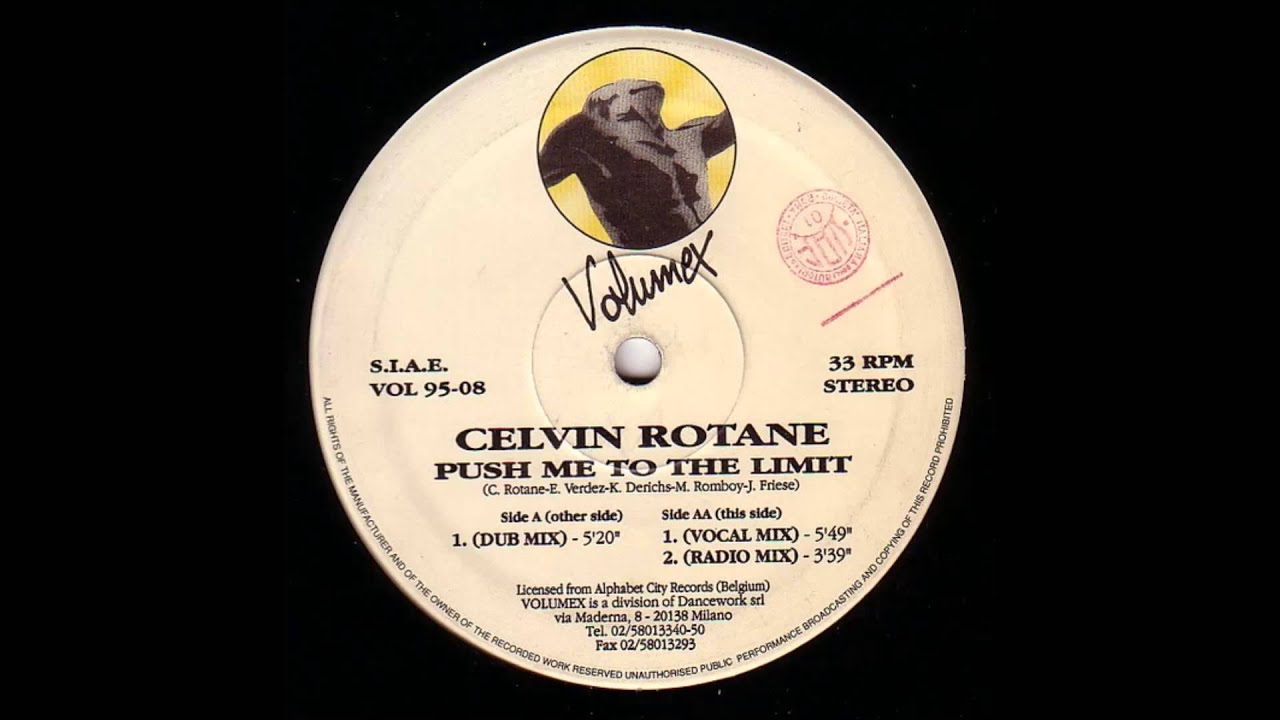 Celvin Rotane - Push Me To The Limit (Dub Mix)