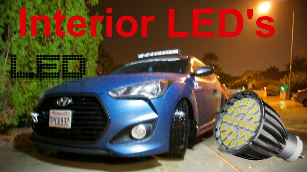How To Install LED Bulbs On Veloster Turbo||Interior