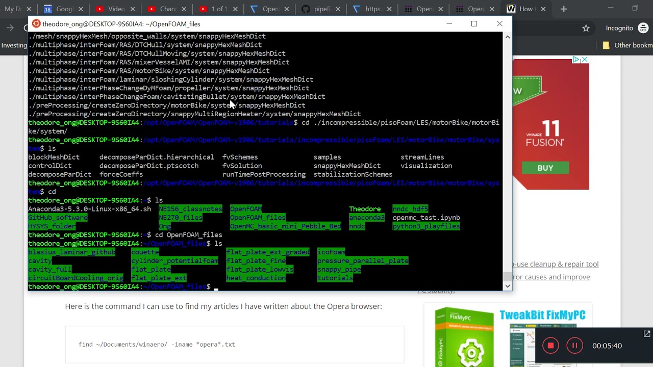 OpenFOAM Intermediate 4 - snappyHexMeshDict часть 1
