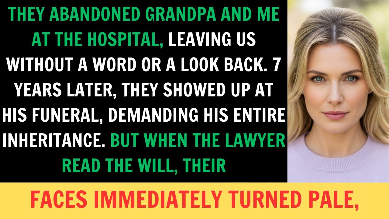 At the Hospital, They Abandoned Grandpa — But Showed Up at His Funeral to Fight for the Inheritance.
