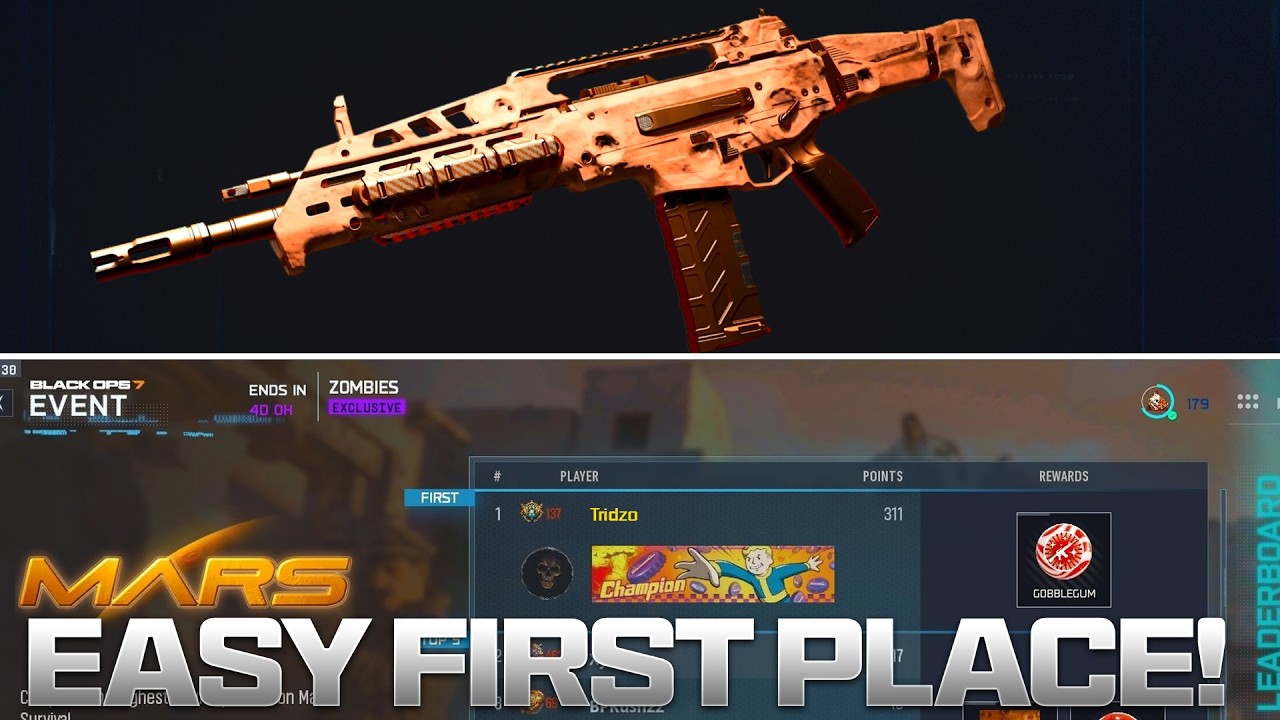 HOW TO GET FIRST PLACE IN MARS LEADERBOARD EVENT FAST & EASY! (Black Ops 7 Season 2)