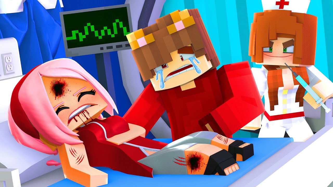 SAKURA SOFREU UM ACIDENTE E QUEBROU A PERNA NO MINECRAFT