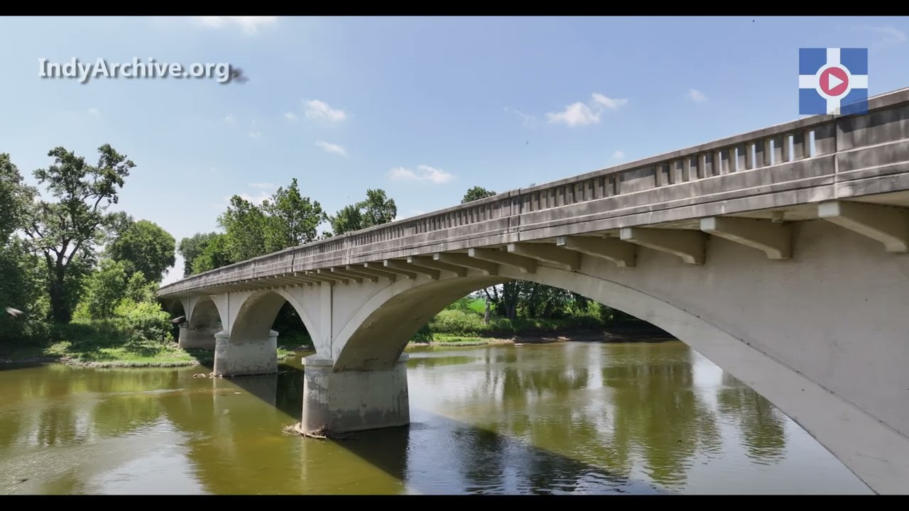 Delphi 4K - Carrollton Bridge & Wabash River - Carroll County History / Wabash & Erie Canal