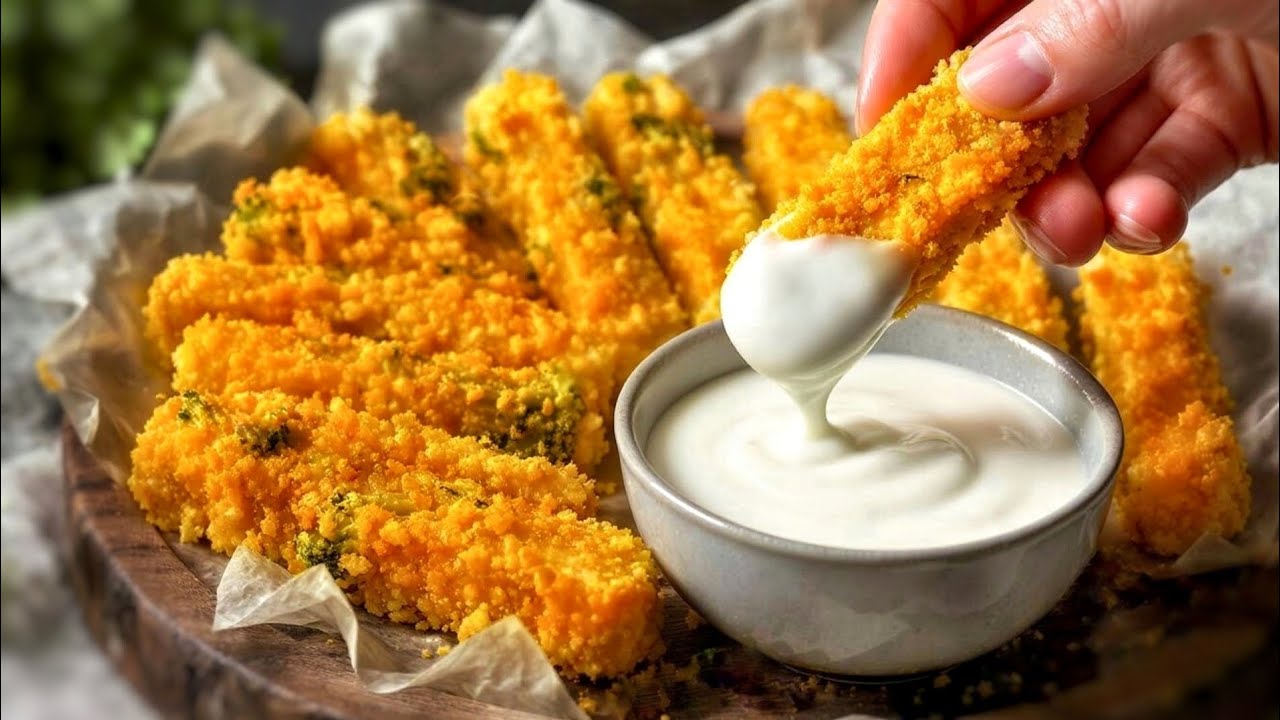 Crunchy Chickpea Broccoli Sticks! Incredibly Delicious, High-Protein & Gluten-Free!