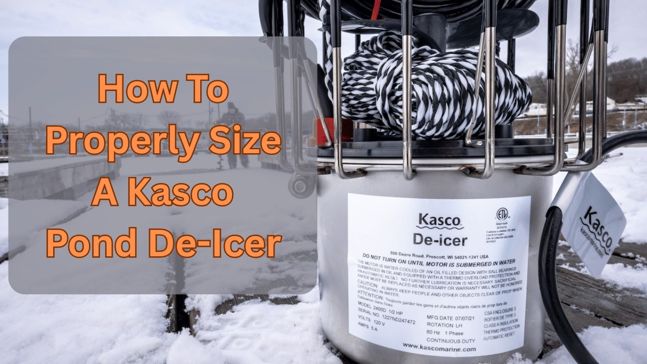 Как правильно подобрать размер очистителя для пруда или озера