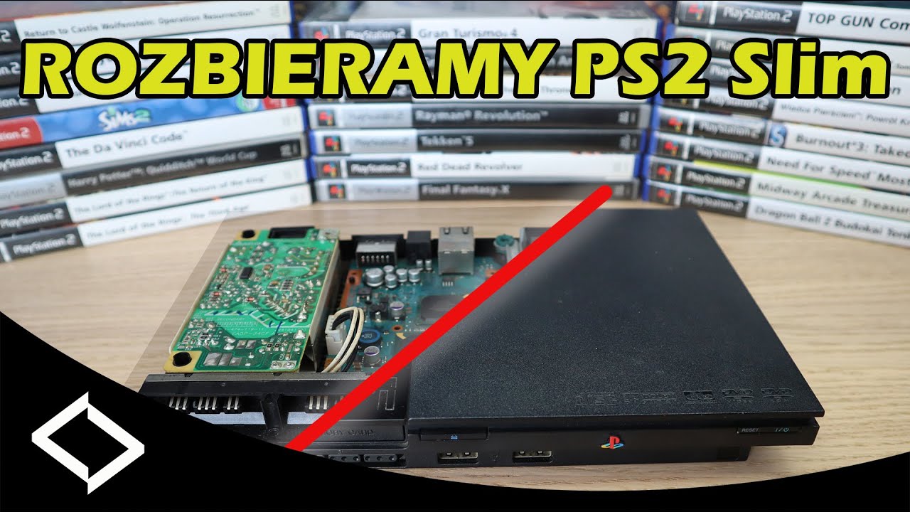 PS2 Slim po latach: rozbiórka dwóch wersji (75004 i 90004)