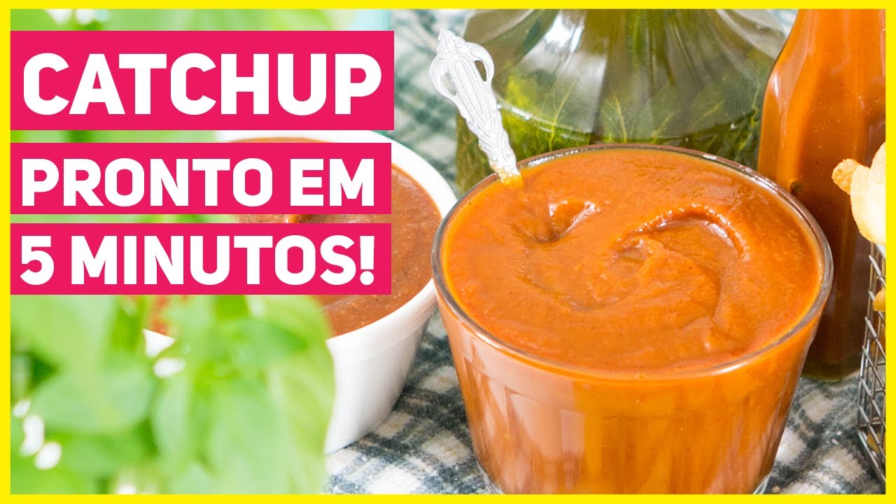 FAÇA KETCHUP CASEIRO EM 5 MINUTOS! Como Fazer Receita de Catchup tipo Heinz | Me Ajuda Gi 60