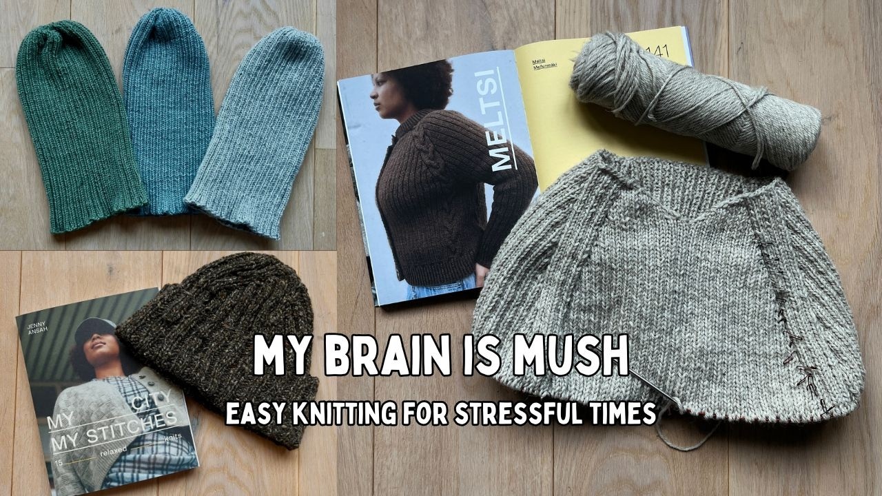 Мой мозг превратился в кашу &mdash; простые вязаные вещи для стрессовых ситуаций