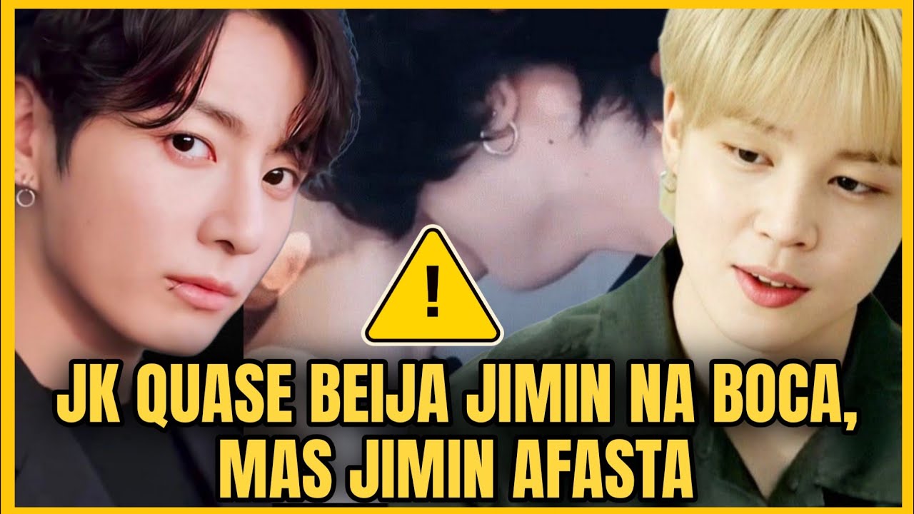 JK BEIJA JIMIN NA BOCA, MAS JIMIN SE AFASTA!?? SURTO COLETIVO EM VÍDEO DEIXOU MUITOS EM CHOQUE +