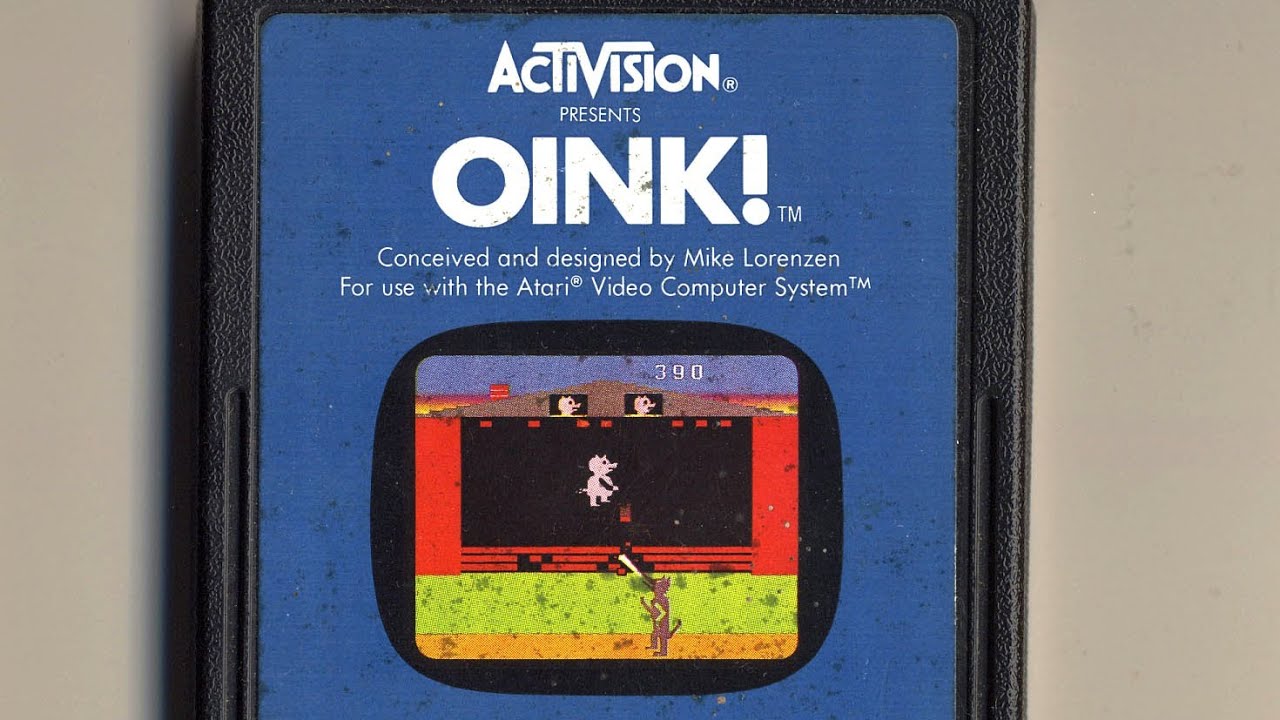 Classic Game Room - OINK! review for Atari 2600