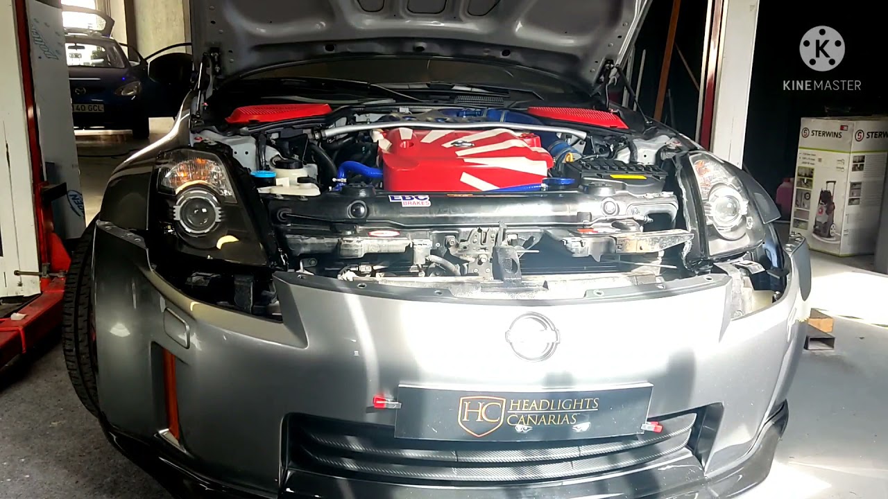 350z  desmontar faros y modificacion