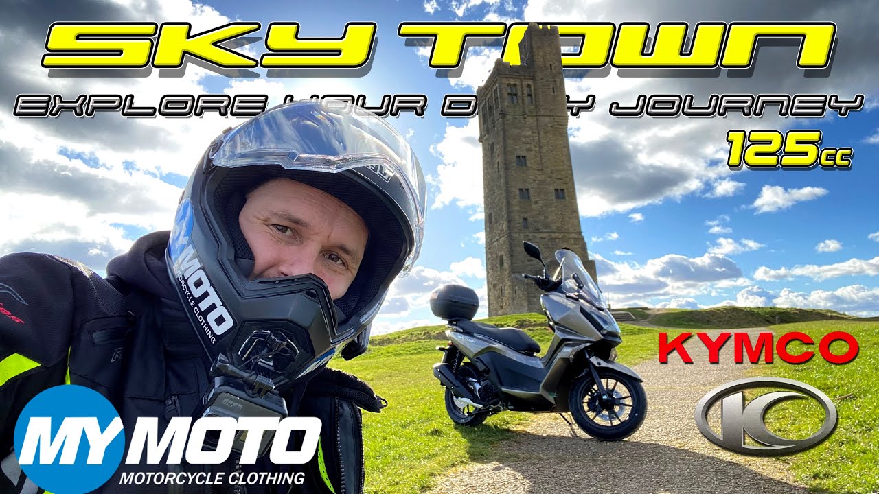 Kymco Sky Town 125 scooter - test ride review || MyMoto Weekend Waffle ||