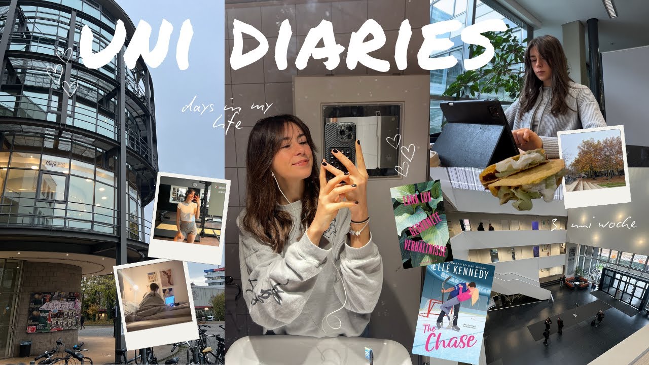 UNI DIARIES 🎧📚 Wenn nichts nach Plan läuft: Hausarbeits-Drama, krank & Uni-Stress 🤧💻