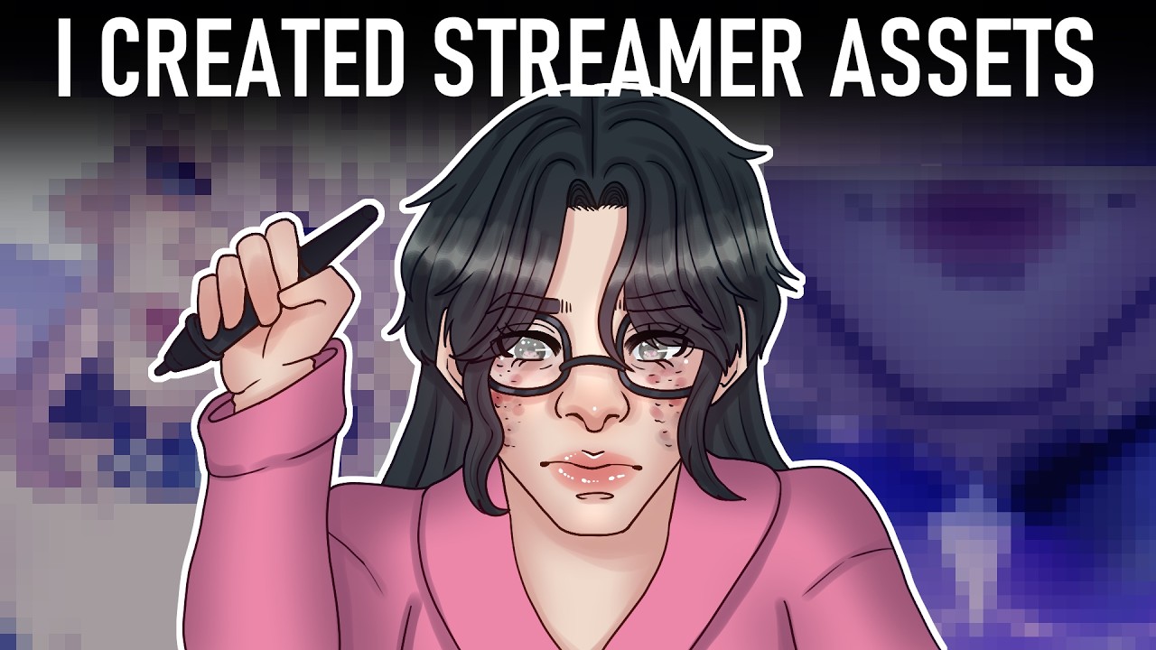 I forced myself to draw streamer assets