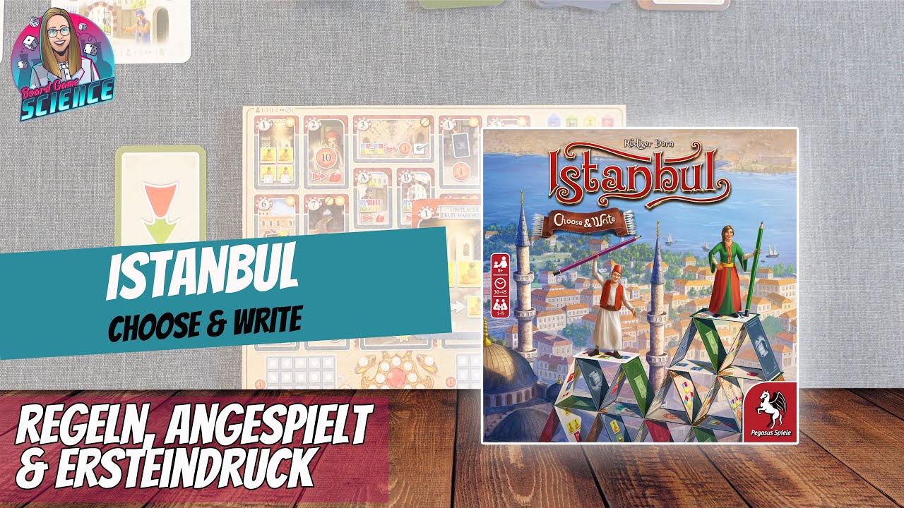 ISTANBUL Choose & Write - Regeln ⭐️ Angespielt & Ersteindruck