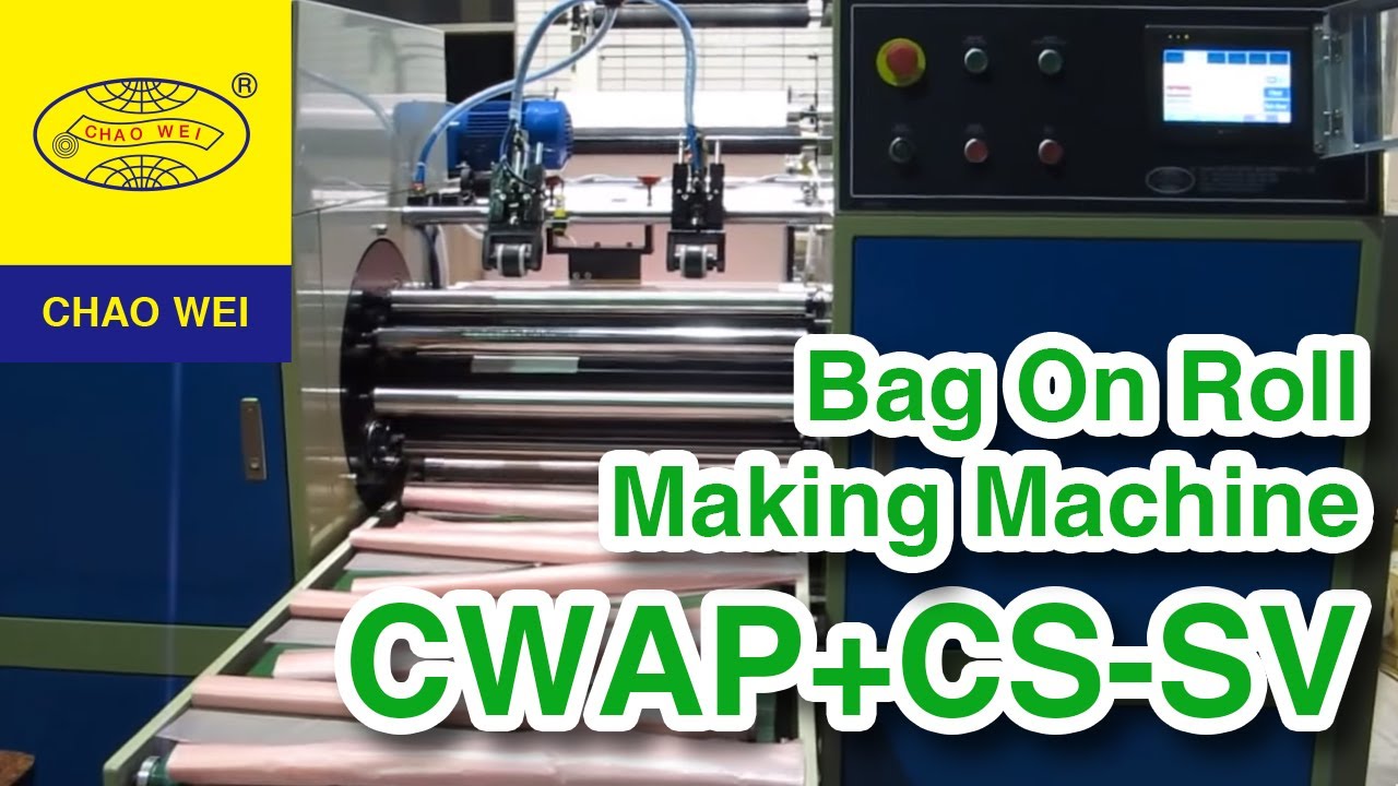 CHAO WEI: Fully Automatic Perforating Coreless Bags On Roll Making Machine (Table Cover, Sufra)