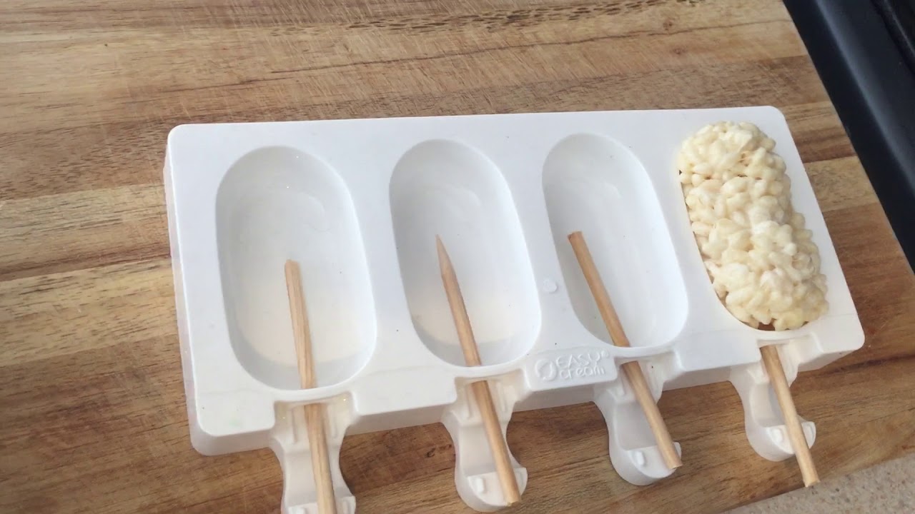 Como Hacer paletas de Rice Krispis- @ale_coghlan