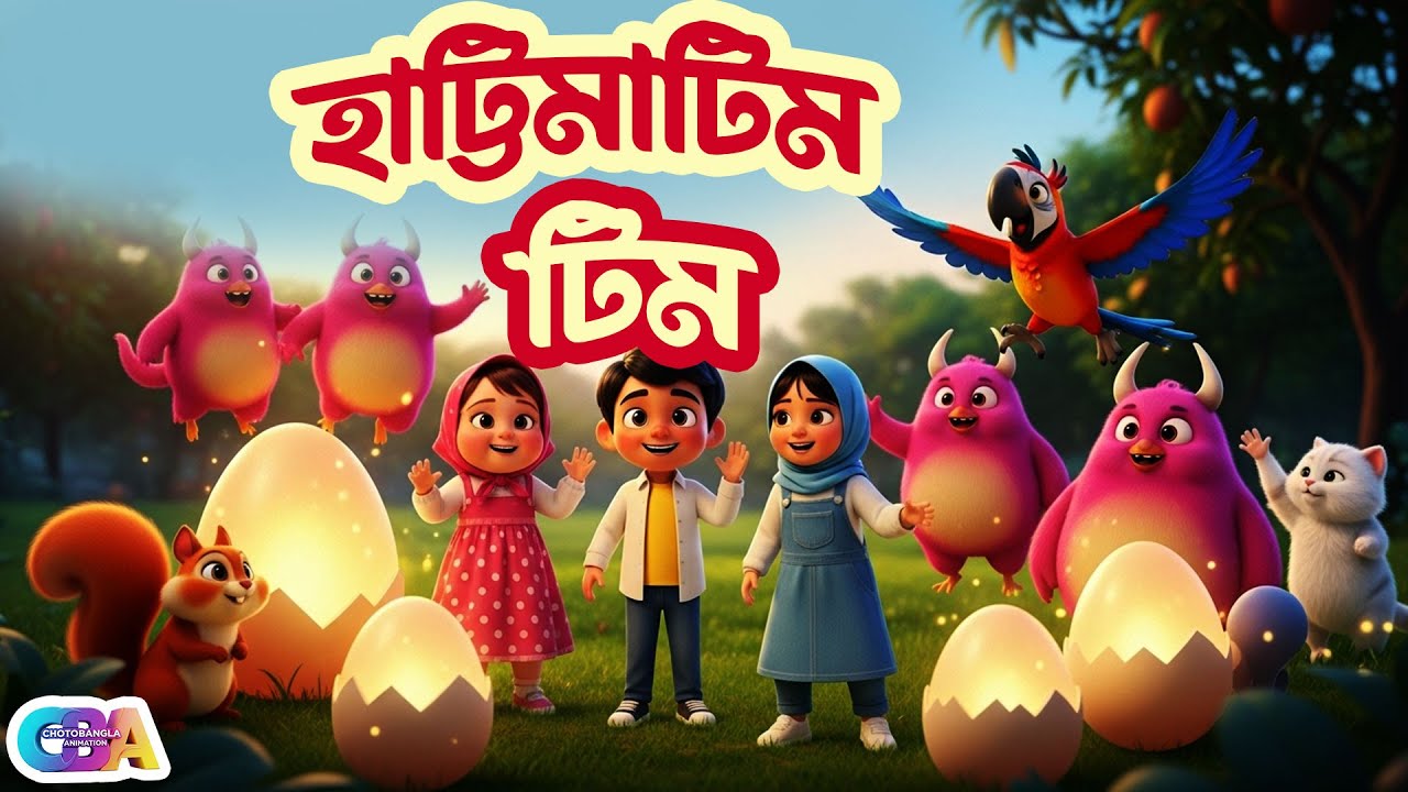 হাট্টিমাটিম টিম | Hattimatim Tim | Bengali Rhymes for Kids