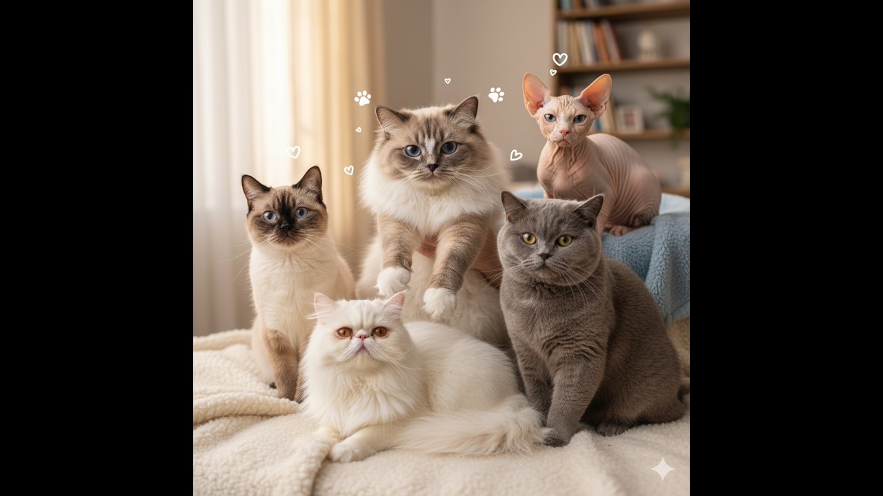 Top 5 Cat Breeds