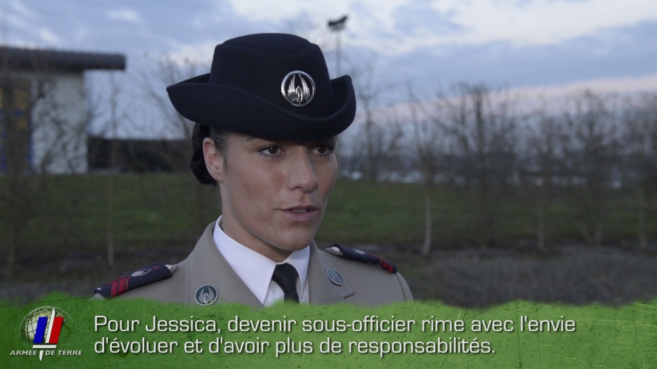 Jessica, élève sous-officier de l'armée de Terre