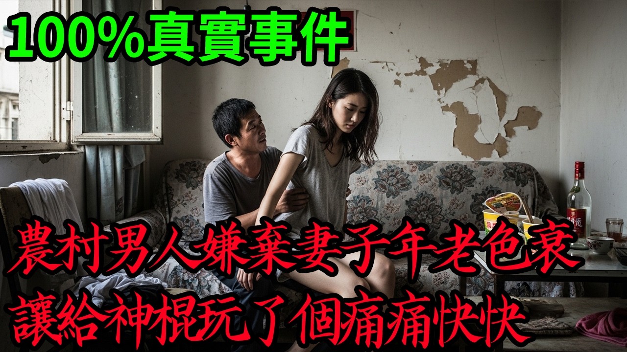 100%真實事件！農村男人嫌棄妻子年老色衰！#呂鵬大案紀實#呂鵬講大案#大案紀實