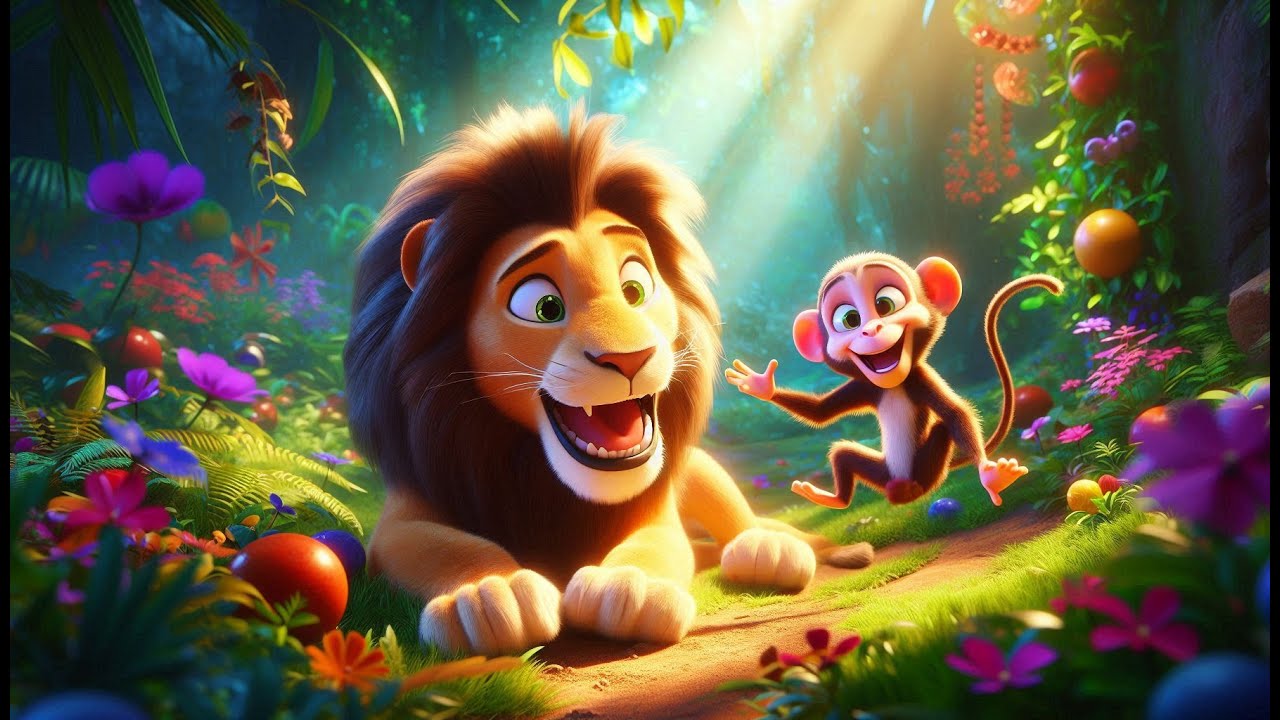 Lion & Monkey’s Unbreakable Friendship | Kids Musical Story