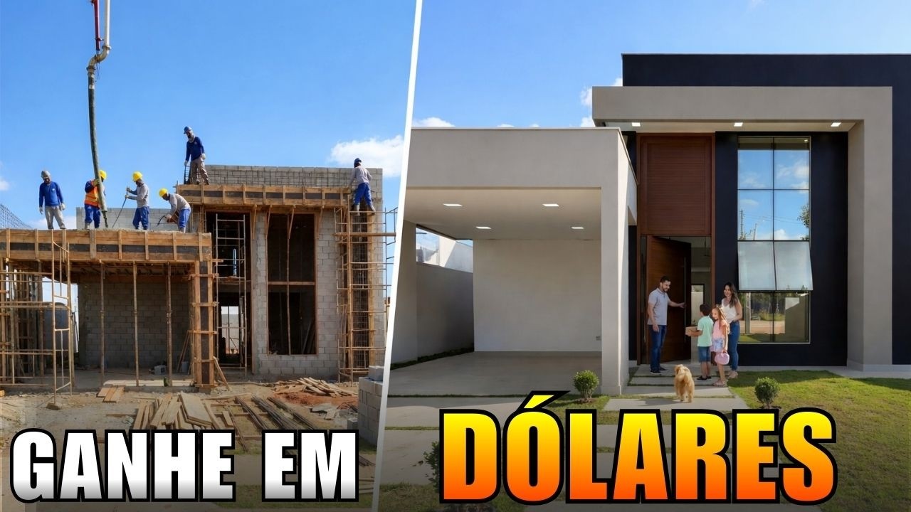 Como criar um canal no Youtube de VÍDEOS DE CONSTRUÇÃO usando IA e ganhar em DÓLARES