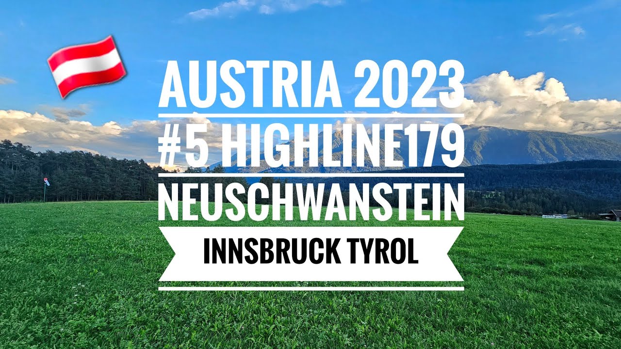 Austria przyczepą kempingową - #5 Highline179, Neuschwanstein, Innsbruck, rowerem po Tyrolu CampTrip