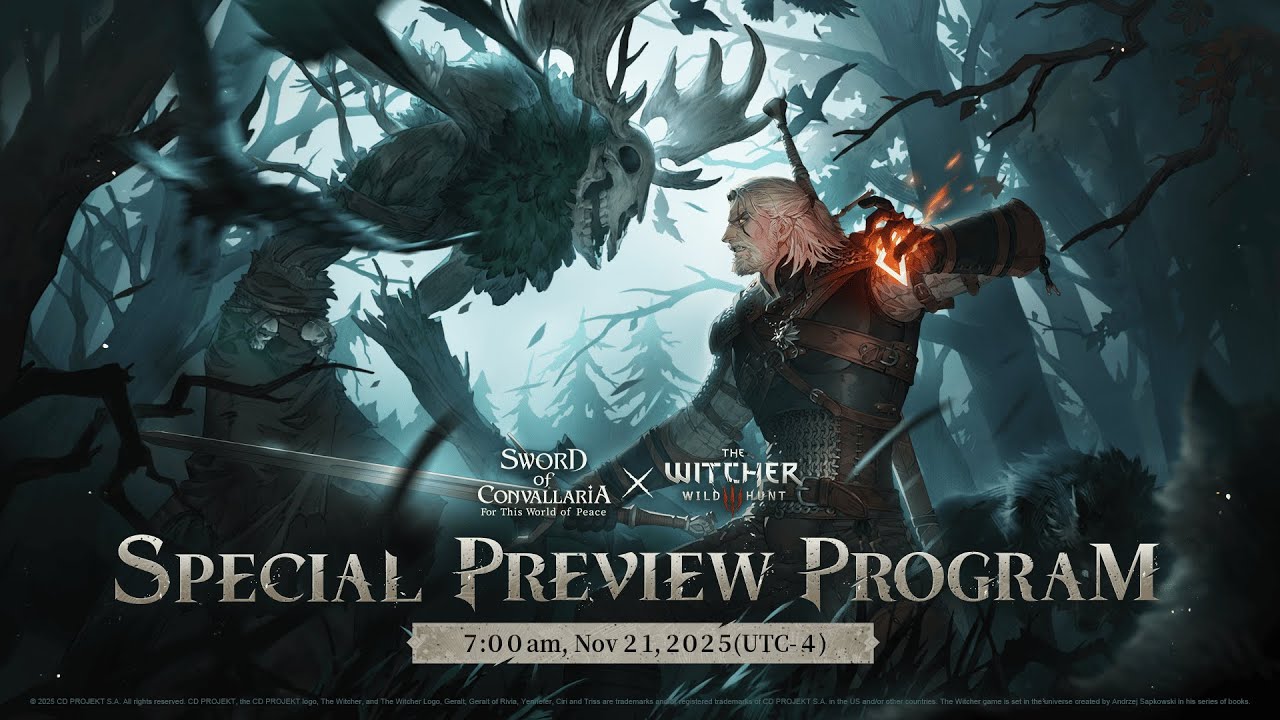 Sword of Convallaria ╳ The Witcher 3: Wild Hunt | Special Preview Program