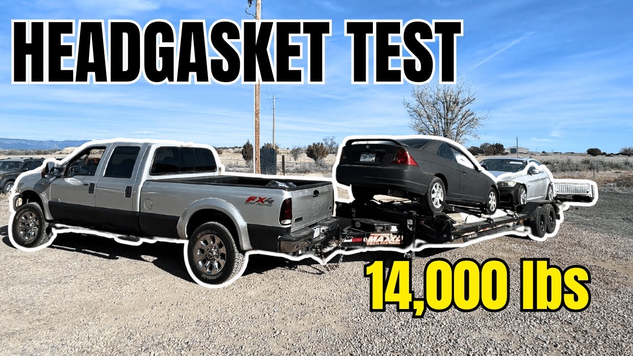 Stolen Ford F350 6.0 Powerstroke - First Tow + Exhaust + Upgrades!