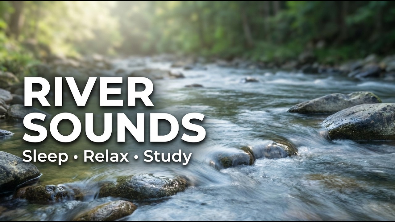 Relaxing Creek Water ASMR 🌱 Pure Nature Sounds for Anxiety & Insomnia