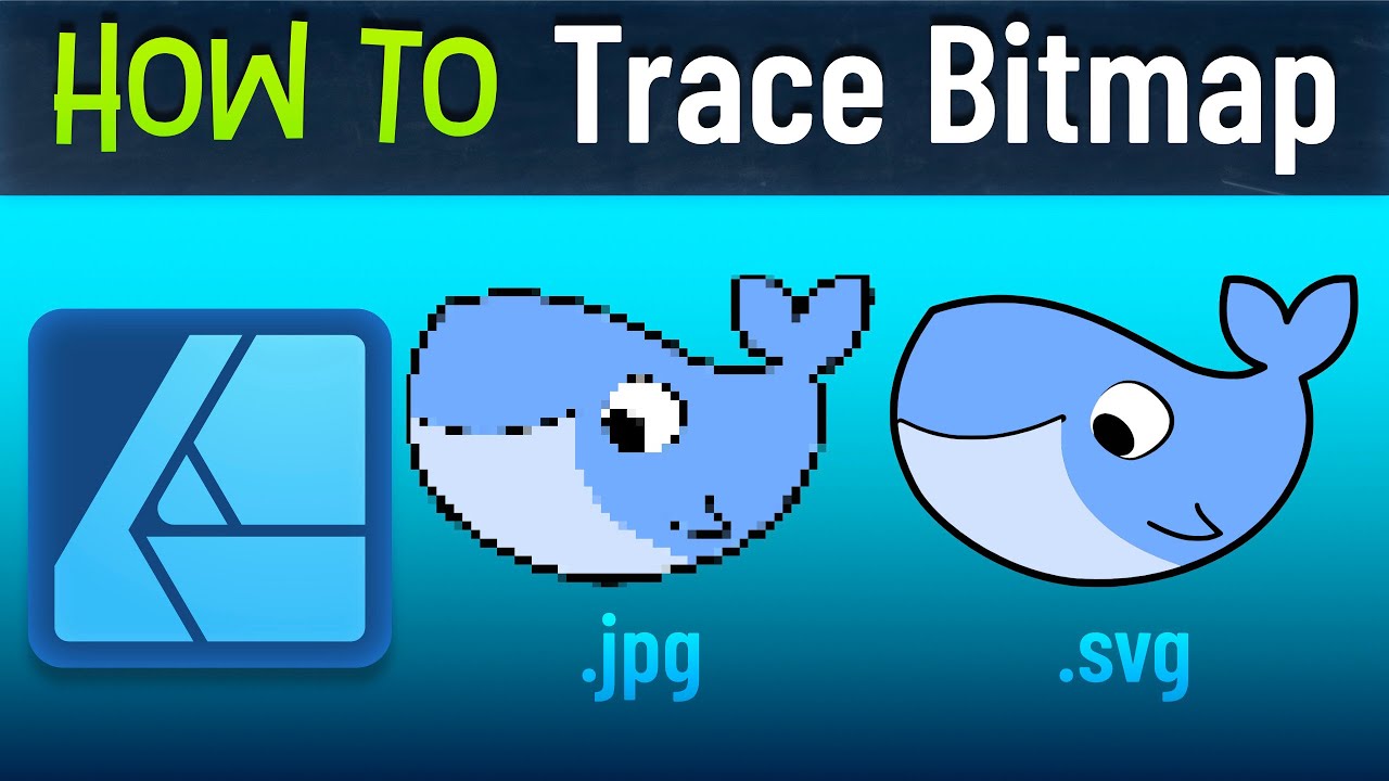 Affinity Designer How to Trace an Image Into a Vector SVG