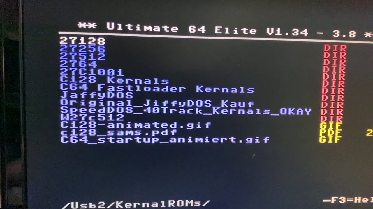 Ultimate 64 Elite Mainboard Video #4 - Kernal C=64 und Floppy einrichten