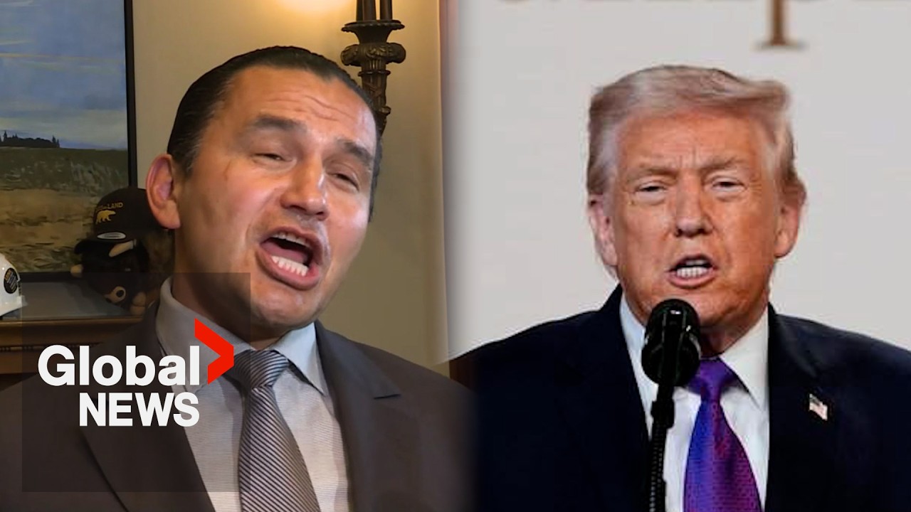 Wab Kinew has a message for Donald Trump: &ldquo;No CUSMA, no booze-ma&rdquo;