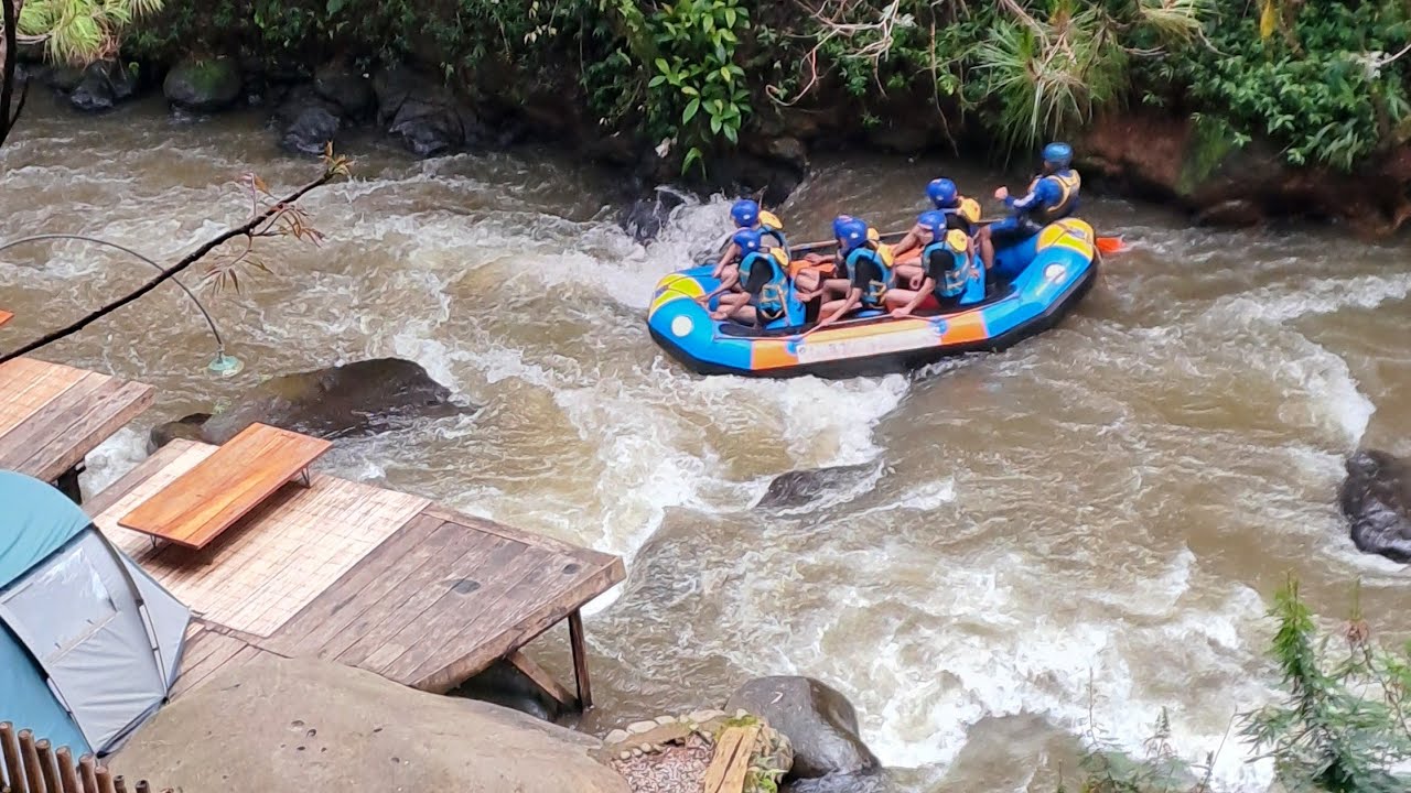 Live (1) 8 Februari 2026 Pineus Tilu Pangalengan Bandung, Rekreasi bersama keluarga #rafting 
