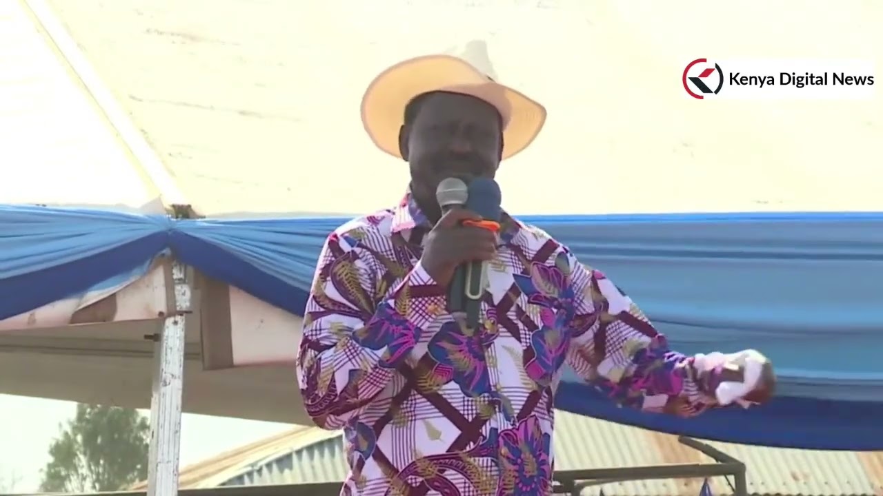 'WALIIBA USHINDI WETU/NDOA YA UMALAYA!' Raila Odinga ROARS in Kilifi!!