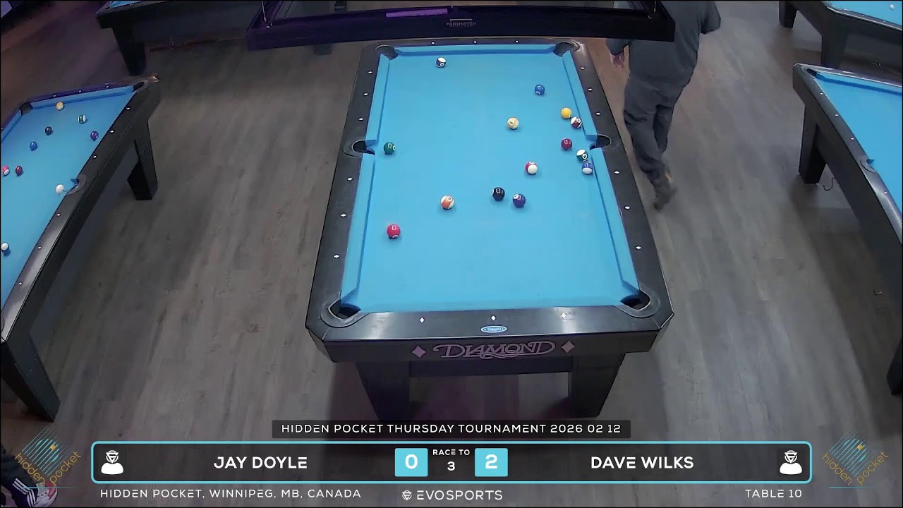 JAY DOYLE vs DAVE WILKS - HIDDEN POCKET - TABLE 10 | EvoSports
