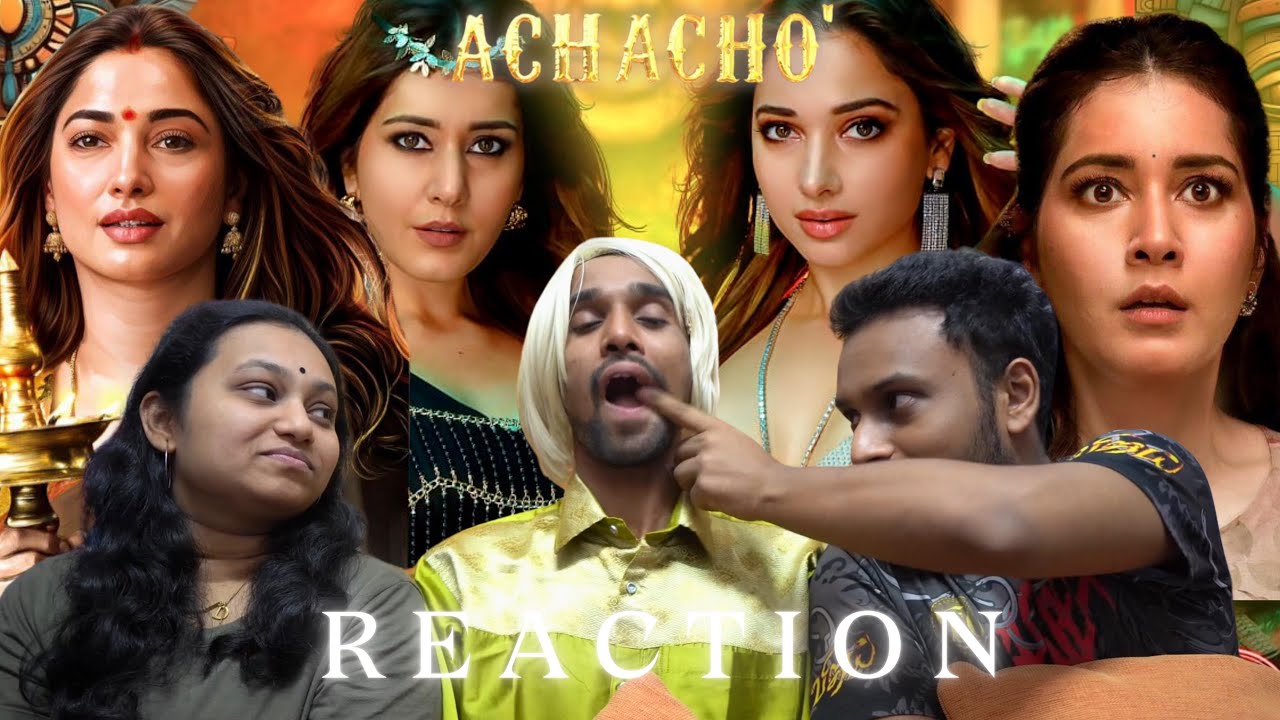 Achacho - Promo Song | Reaction | Aranmanai 4 | Tamannaah | Raashii Khanna | Hiphop Tamizha