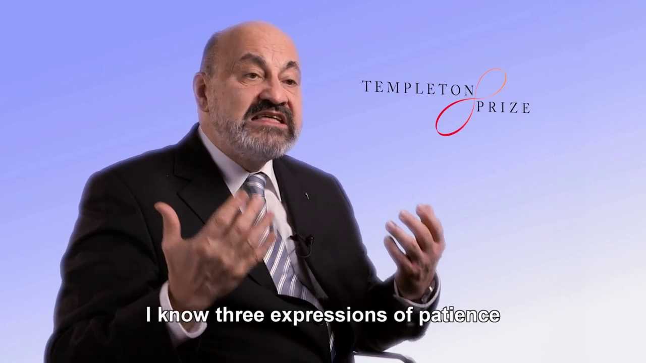 Doesn't all the evil in the world show that there is no God?  Tomáš Halík, Templeton Prize 2014