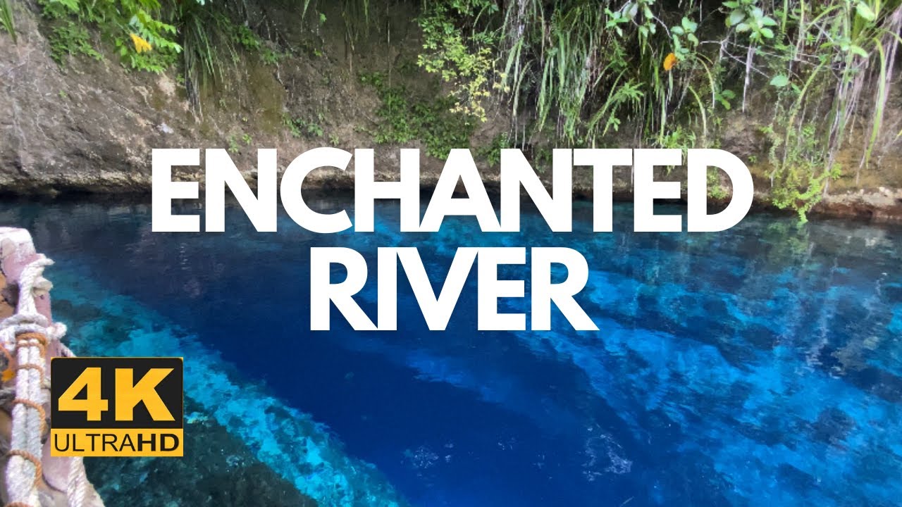 Walk Tour in Hinatuan Enchanted River 4K | 2023