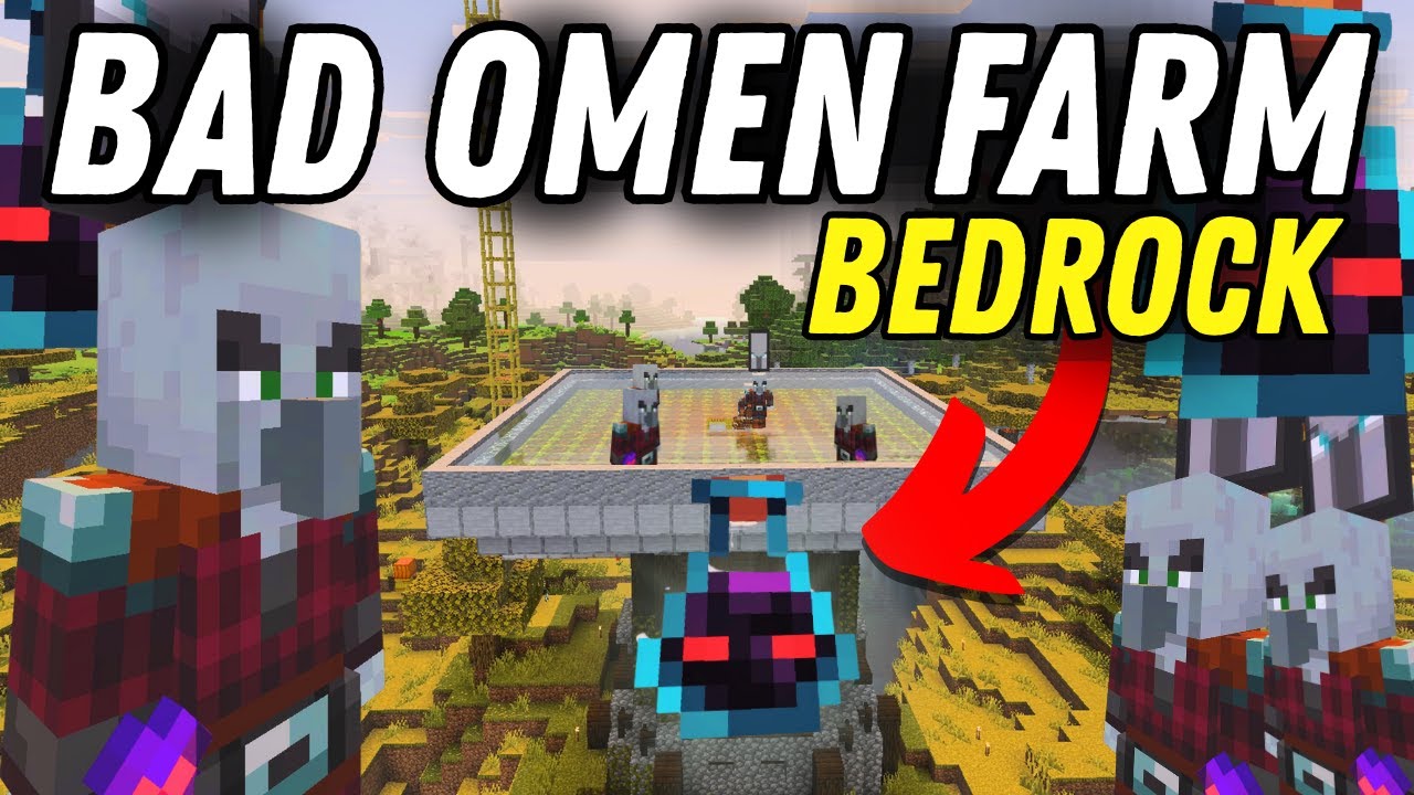 🔴BAD OMEN FARM! MINECRAFT BEDROCK 1.21 (EINFACH)