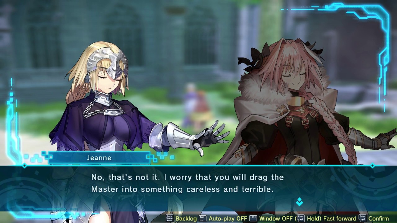 Fate/Extella Link - Astolfo Base Conversations