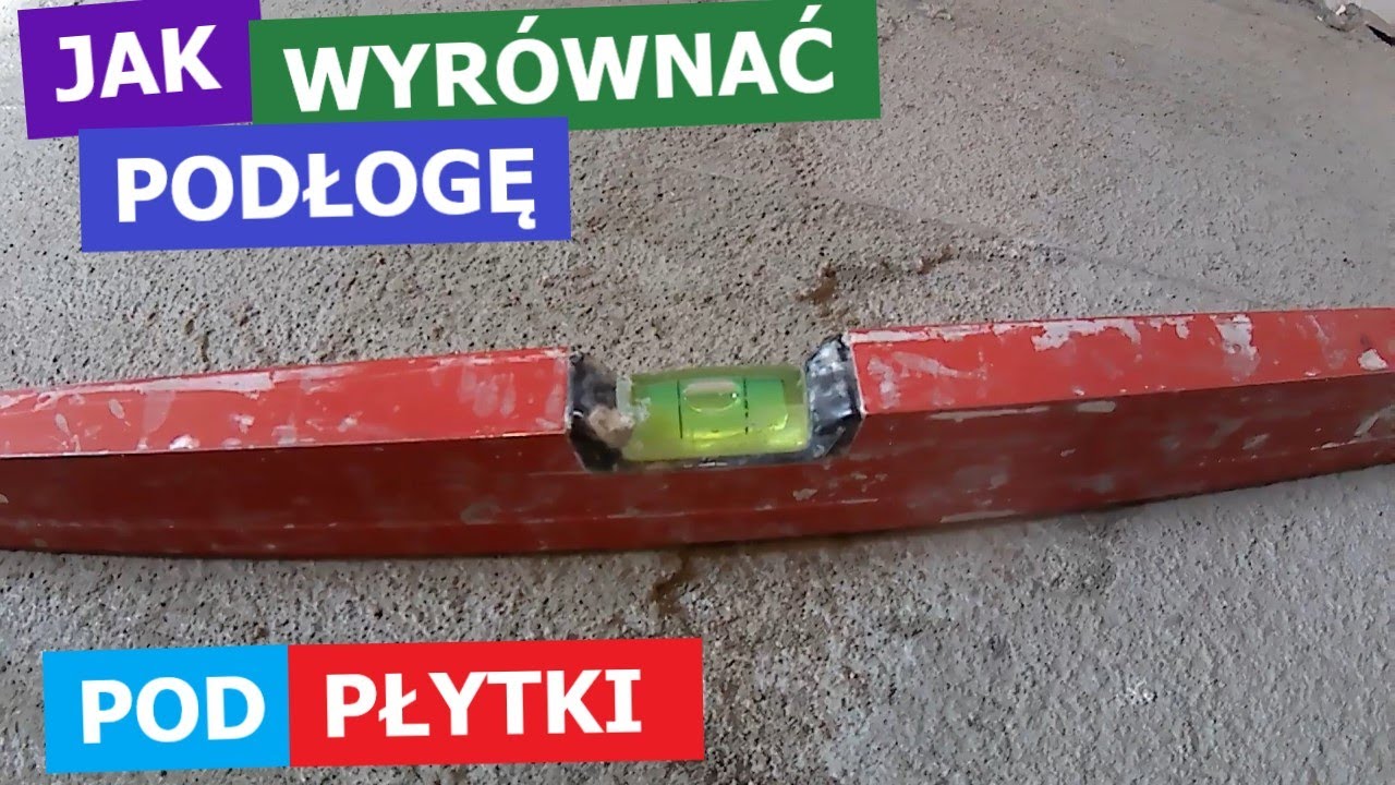 Zaprawa wyrównująca pod płytki