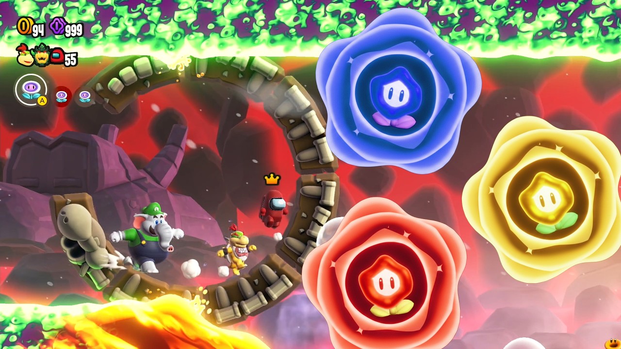 WE Were NOT Ready for This Level in Super Mario Bros. Wonder! (ABSOLUTE CHAOS!)