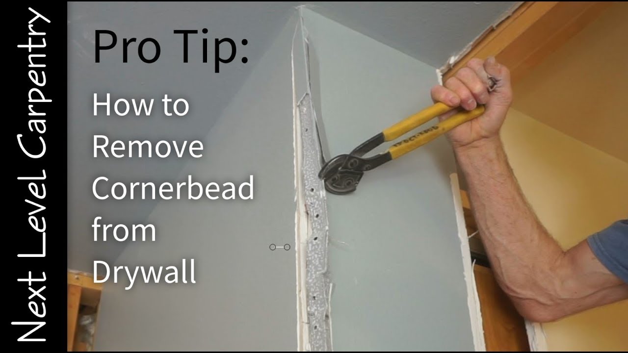 Pro Tip: How to Remove Sheetrock Corner Bead
